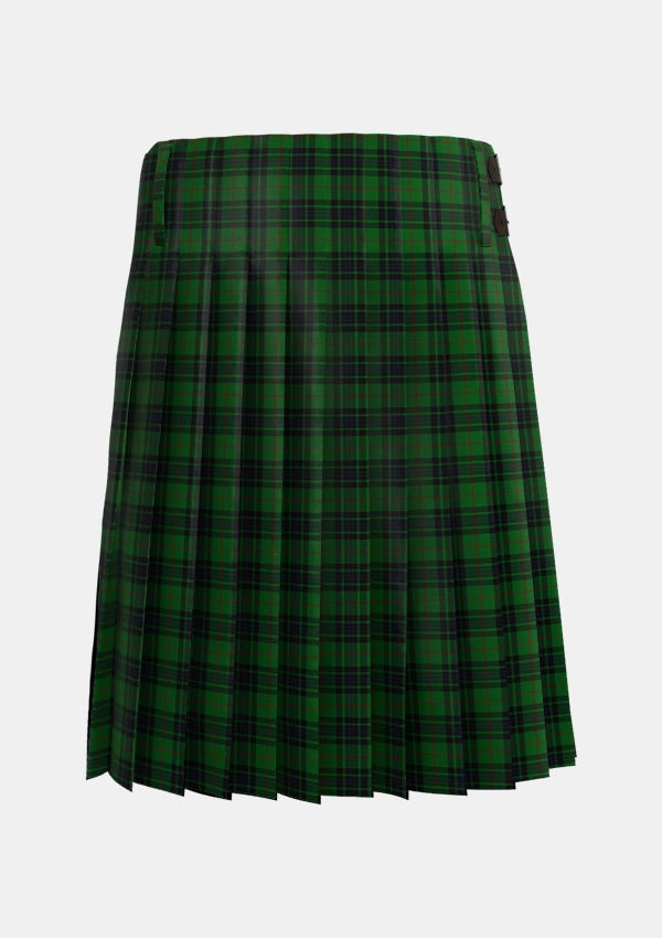 Traditional_MacKinross_Tartan_7125_kilt_back_image_with_pleated_design_and_adjustable_buckles_for_men