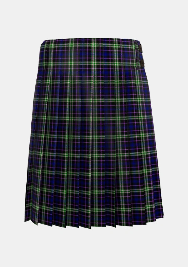 Traditional_MacKusick_Tartan_2143_kilt_back_image_with_pleated_design_and_adjustable_buckles_for_men