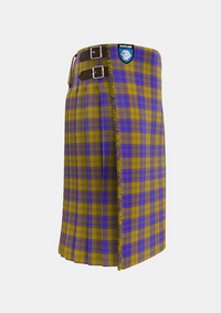 Traditional_MacLachlan_5_Tartan_6272_kilt_right_image_with_pleated_design_and_adjustable_buckles_for_men