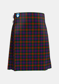 Traditional_MacLagan_of_Glenquiech_Tartan_7813_kilt_front_image_with_pleated_design_and_adjustable_buckles_for_men