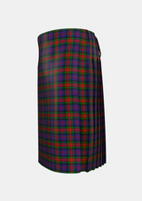 Traditional_MacLagan_of_Glenquiech_Tartan_7813_kilt_left_image_with_pleated_design_and_adjustable_buckles_for_men