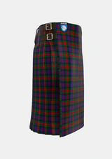 Traditional_MacLagan_of_Glenquiech_Tartan_7813_kilt_right_image_with_pleated_design_and_adjustable_buckles_for_men