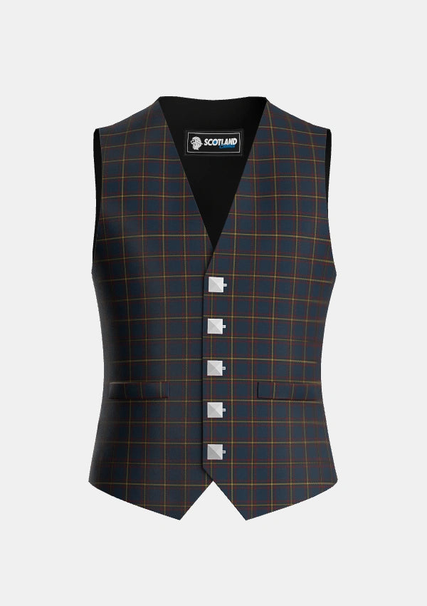 Traditional_MacLaine_of_Lochbuie_Hunting_Tartan_491_Waistcoat_front_image