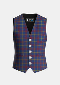 Traditional_MacLaine_of_Lochbuie_Tartan_487_Waistcoat_front_image