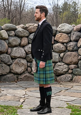Traditional_MacLaren_Ancient_Tartan_Kilt_and_Argyle_Jacket_Kilt_Outfit_left_image