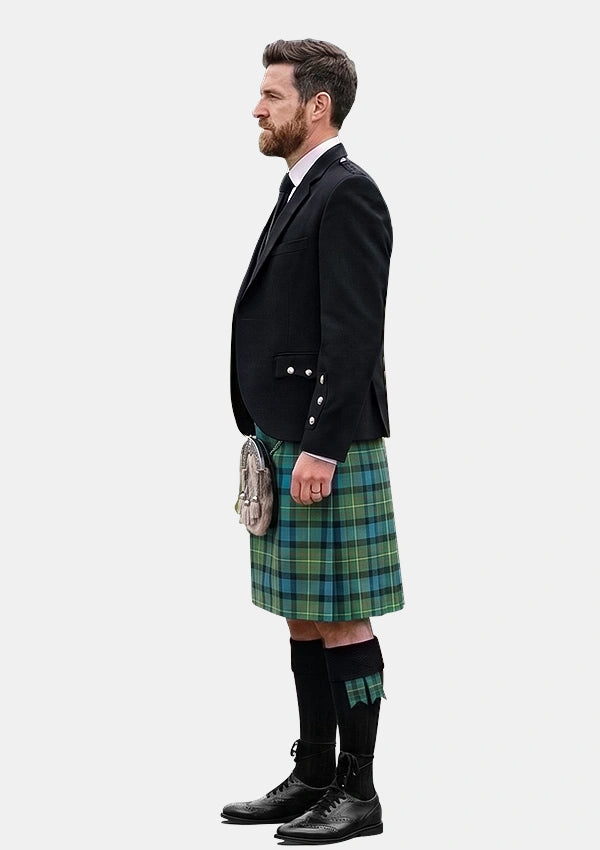 Traditional_MacLaren_Ancient_Tartan_Kilt_and_Argyle_Jacket_Kilt_Outfits_left_image