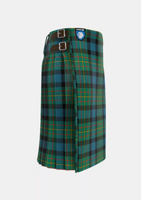 Traditional_MacLaren_Ancient_Tartan_kilt_right_image_with_pleated_design_and_adjustable_buckles_for_men