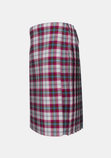 Traditional_MacLean_of_Duart_Dress_4_Tartan_59_kilt_left_image_with_pleated_design_and_adjustable_buckles_for_men