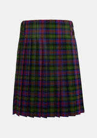Traditional_MacLennan_2_Tartan_1429_kilt_back_image_with_pleated_design_and_adjustable_buckles_for_men