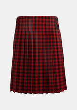 Traditional_MacLeod_1906_Black_Red_Tartan_1591_kilt_back_image_with_pleated_design_and_adjustable_buckles_for_men