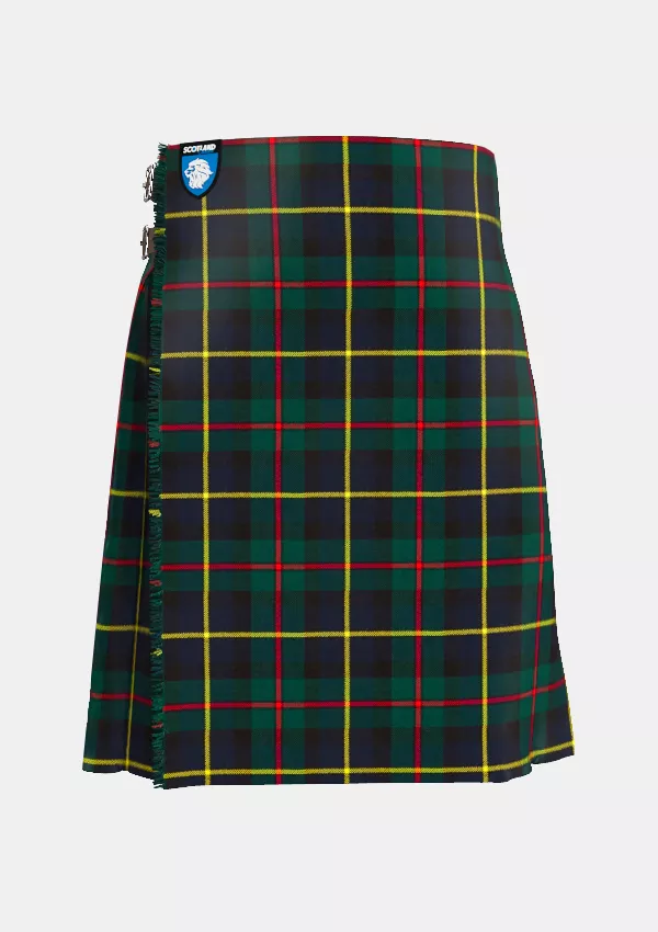 Traditional_MacLeod_of_Harris_Tartan_kilt_front_image_with_pleated_design_and_adjustable_buckles_for_men