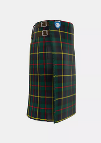 Traditional_MacLeod_of_Harris_Tartan_kilt_right_image_with_pleated_design_and_adjustable_buckles_for_men