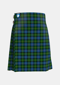 Traditional_MacLeod_of_Skye_Tartan_kilt_263_front_image_with_pleated_design_and_adjustable_buckles_for_men