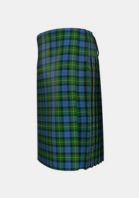 Traditional_MacLeod_of_Skye_Tartan_kilt_263_left_image_with_pleated_design_and_adjustable_buckles_for_men