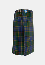 Traditional_MacMillan_Hunting_Tartan_kilt_667_right_image_with_pleated_design_and_adjustable_buckles_for_men