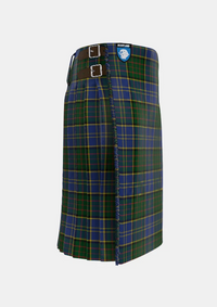 Traditional_MacMillan_Hunting_Tartan_kilt_667_right_image_with_pleated_design_and_adjustable_buckles_for_men