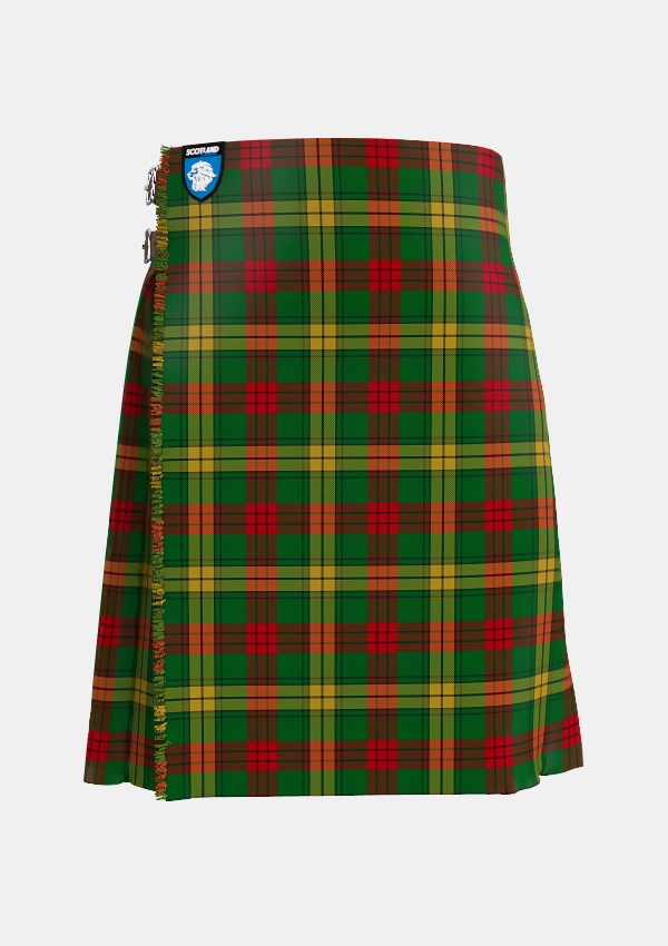 Traditional_MacMillan_Society_of_Glasgow_Tartan_1271_kilt_front_image_with_pleated_design_and_adjustable_buckles_for_men