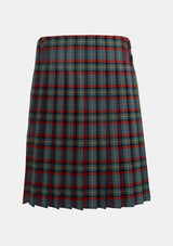 Traditional_MacNamara_Tartan_kilt_6432_back_image_with_pleated_design_and_adjustable_buckles_for_men