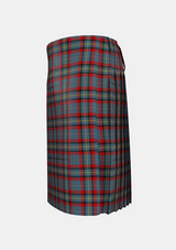 Traditional_MacNamara_Tartan_kilt_6432_left_image_with_pleated_design_and_adjustable_buckles_for_men