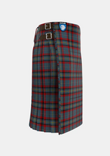 Traditional_MacNamara_Tartan_kilt_6432_right_image_with_pleated_design_and_adjustable_buckles_for_men