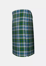 Traditional_MacNeil_Dress_Tartan_1974_kilt_left_image_with_pleated_design_and_adjustable_buckles_for_men