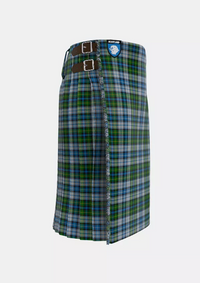 Traditional_MacNeil_Dress_Tartan_1974_kilt_right_image_with_pleated_design_and_adjustable_buckles_for_men