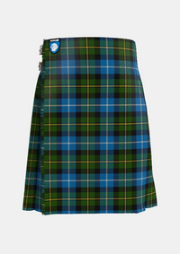 Traditional_MacNeil_of_Barra_Tartan_kilt_1767_front_image_with_pleated_design_and_adjustable_buckles_for_men