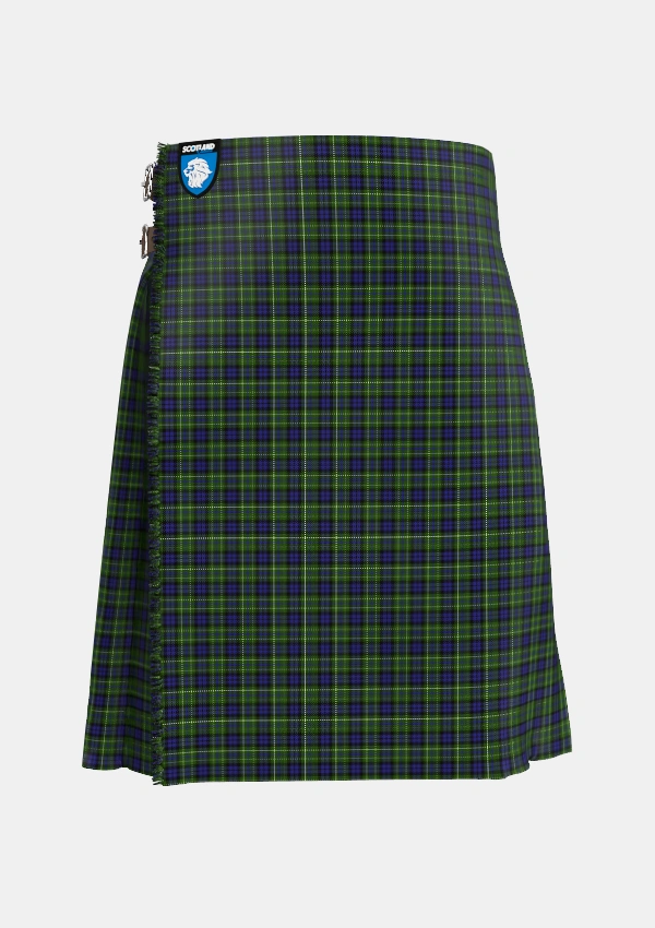 Traditional_MacNeil_of_Colonsay_1_Tartan_196_kilt_front_image_with_pleated_design_and_adjustable_buckles_for_men