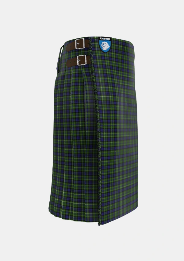 Traditional_MacNeil_of_Colonsay_1_Tartan_196_kilt_right_image_with_pleated_design_and_adjustable_buckles_for_men