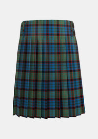 Traditional_MacNicol_Hunting_Tartan_3503_kilt_back_image_with_pleated_design_and_adjustable_buckles_for_men