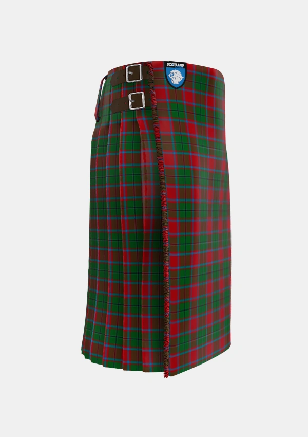 Traditional_MacPhail_Blue_Bands_Tartan_1028_kilt_right_image_with_pleated_design_and_adjustable_buckles_for_men