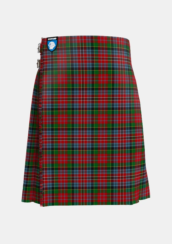Traditional_MacPherson_5_Tartan_1410_kilt_front_image_with_pleated_design_and_adjustable_buckles_for_men