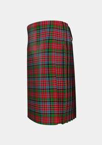 Traditional_MacPherson_5_Tartan_1410_kilt_left_image_with_pleated_design_and_adjustable_buckles_for_men