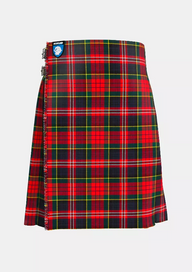 Traditional_MacPherson_Clan_Modern_Tartan_kilt_front_image_with_pleated_design_and_adjustable_buckles_for_men