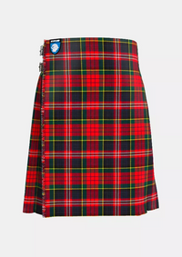 Traditional_MacPherson_Clan_Modern_Tartan_kilt_front_image_with_pleated_design_and_adjustable_buckles_for_men