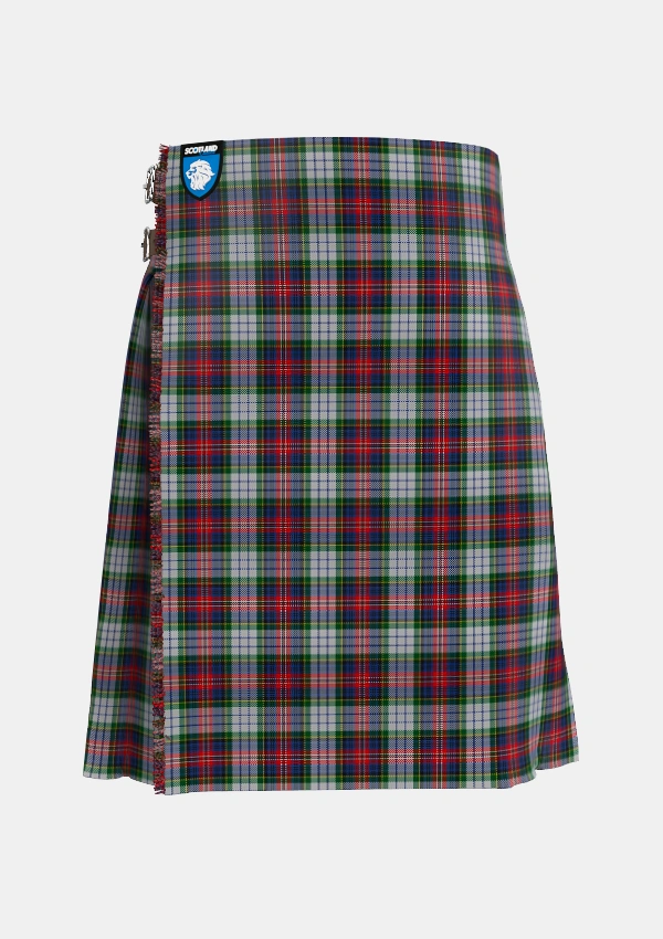 Traditional_MacPherson_Dress_Tartan_1615_kilt_front_image_with_pleated_design_and_adjustable_buckles_for_men