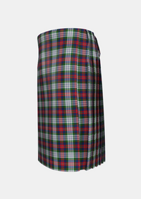 Traditional_MacPherson_Dress_Tartan_1615_kilt_left_image_with_pleated_design_and_adjustable_buckles_for_men