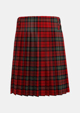 Traditional_MacPherson_Red_Cluny_Tartan_1610_kilt_back_image_with_pleated_design_and_adjustable_buckles_for_men