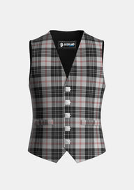 Traditional_MacPherson_of_Cluny_Black_and_White_Tartan_1830_Waistcoat_front_image