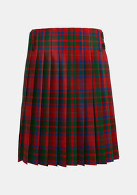 Traditional_MacQuarrie_3_Tartan_454_kilt_back_image_with_pleated_design_and_adjustable_buckles_for_men