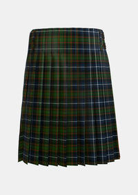 Traditional_MacRae_Hunting_3_Tartan_803_kilt_back_image_with_pleated_design_and_adjustable_buckles_for_men