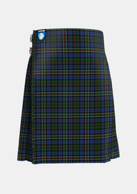 Traditional_MacRae_Hunting_4_Tartan_799_kilt_front_image_with_pleated_design_and_adjustable_buckles_for_men