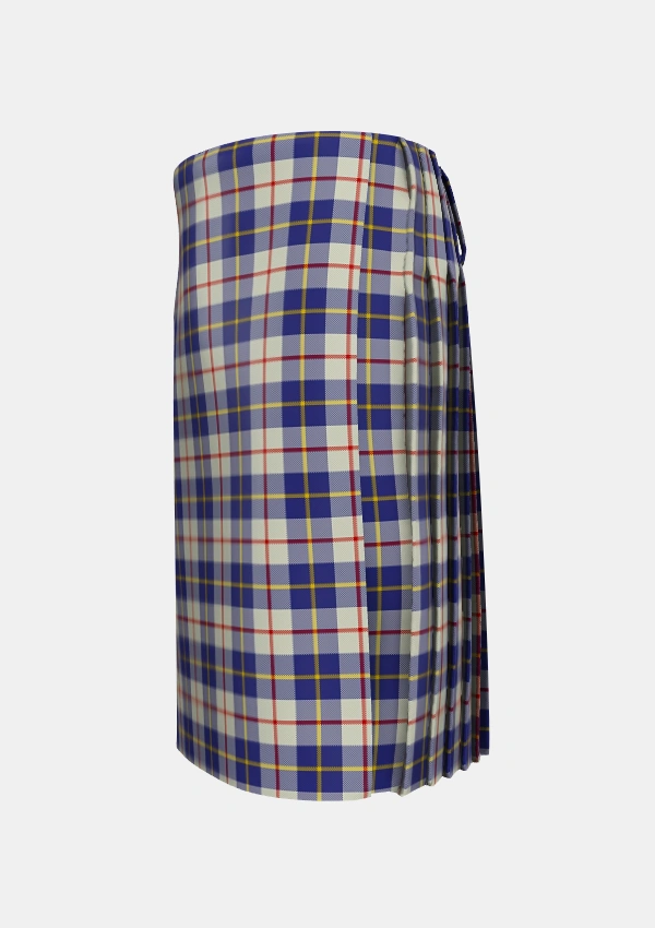 Traditional_MacRae_of_Conchra_Tartan_1683_kilt_left_image_with_pleated_design_and_adjustable_buckles_for_men