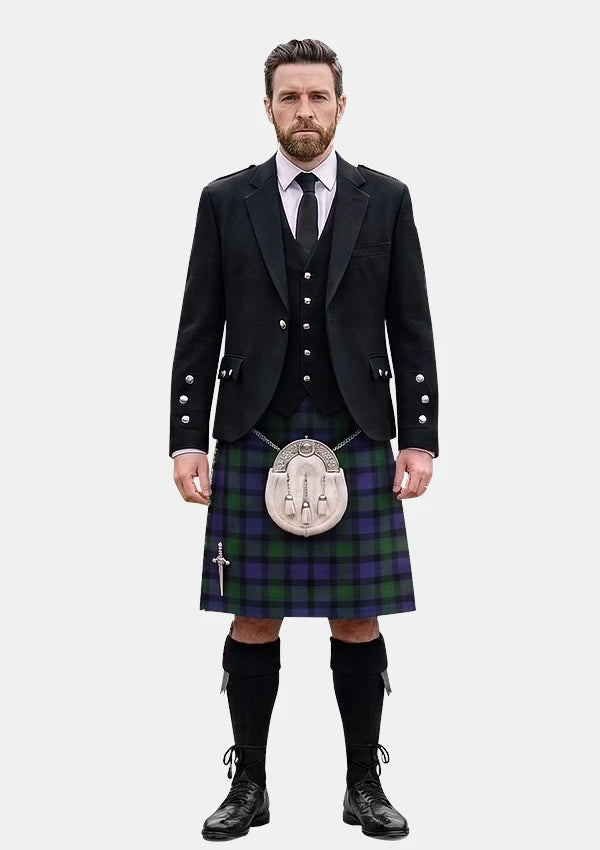 Traditional_MacTaggart_Tartan_409_Kilt_and_Argyle_Jacket_Kilt_Outfits_front_image