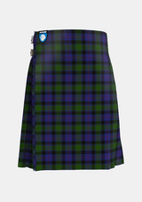 Traditional_MacTaggart_Tartan_kilt_409_front_image_with_pleated_design_and_adjustable_buckles_for_men