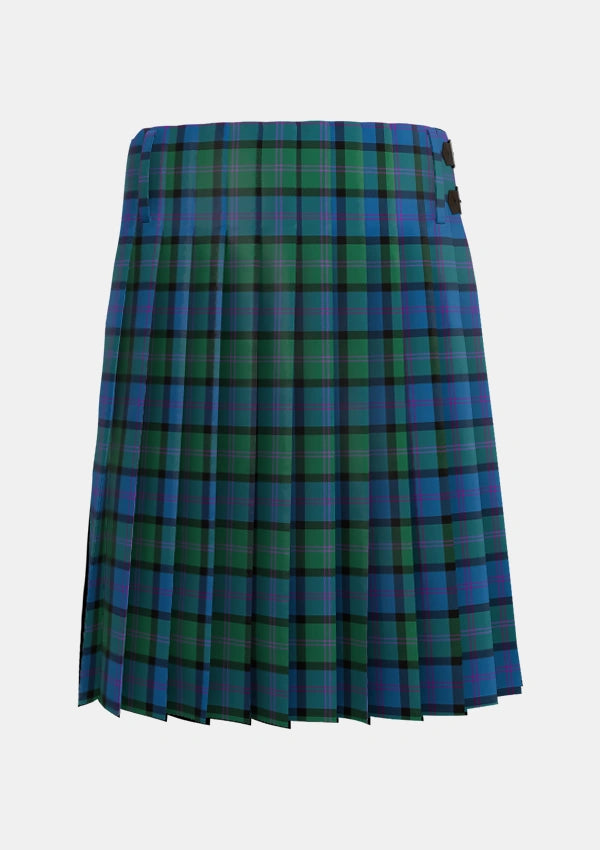 Traditional_MacThomas_2_Tartan_407_kilt_back_image_with_pleated_design_and_adjustable_buckles_for_men