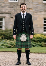 Traditional_Macaulay_Hunting_tartan_827_Kilt_and_Argyle_Jacket_Kilt_Outfit_front_image