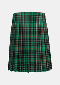 Traditional_Macaulay_Hunting_tartan_back_image_with_pleated_design_and_adjustable_buckles_for_men