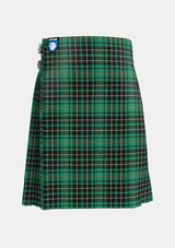 Traditional_Macaulay_Hunting_tartan_front_image_with_pleated_design_and_adjustable_buckles_for_men