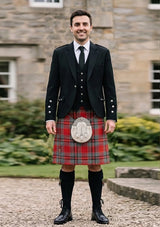 Traditional_Macbean_tartan_925_Kilt_and_Argyle_Jacket_Kilt_Outfit_front_image